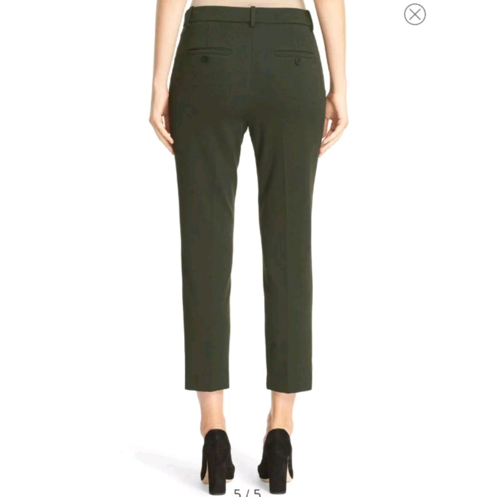Theory Dark Green Ankle Pants - Picture 3 of 8